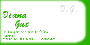 diana gut business card